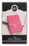 KJV Pocket Bible - Pink Leather Lux Pink